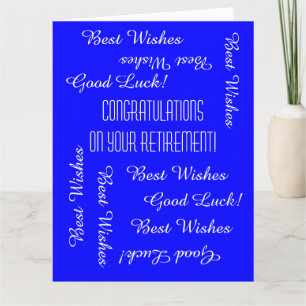 JUMBO Ruhestand Herzlichen Glückwunsch von uns all Karte