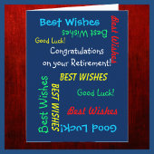 JUMBO Ruhestand Herzlichen Glückwunsch von uns all Karte