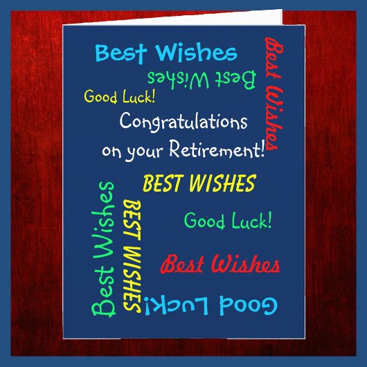 JUMBO Ruhestand Herzlichen Glückwunsch von uns all Karte