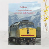 JUMBO Ruhestand Herzlichen Glückwunsch von uns all Karte (Gelbe Blume)