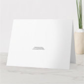 JUMBO Ruhestand, Schraubenarbeit, von uns allen lu Karte (Rückseite)