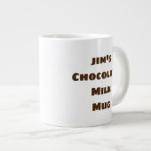 Jumbo Schokolade Tasse Personalisiert (Vorderseite Rechts)