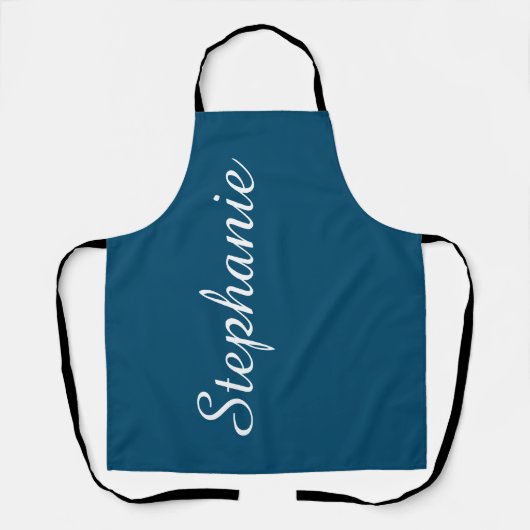 Jumbo-Script-Name, Blau oder Wählen Sie Ihre Farbe Schürze (Vorderseite)