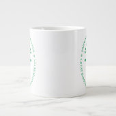 Jumbo Simons Rock-Siegel-Tasse in Green Jumbo-Tasse (Vorderseite)