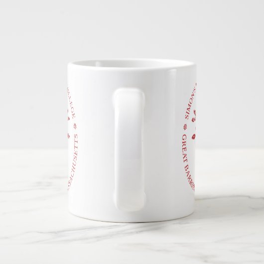 Jumbo Simons Rock-Siegel-Tasse in Red Jumbo-Tasse (Rückseite)