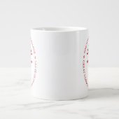 Jumbo Simons Rock-Siegel-Tasse in Red Jumbo-Tasse (Vorderseite)