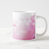 Jumbo Sips rosa Marmordesign Jumbo-Tasse (Rechts)