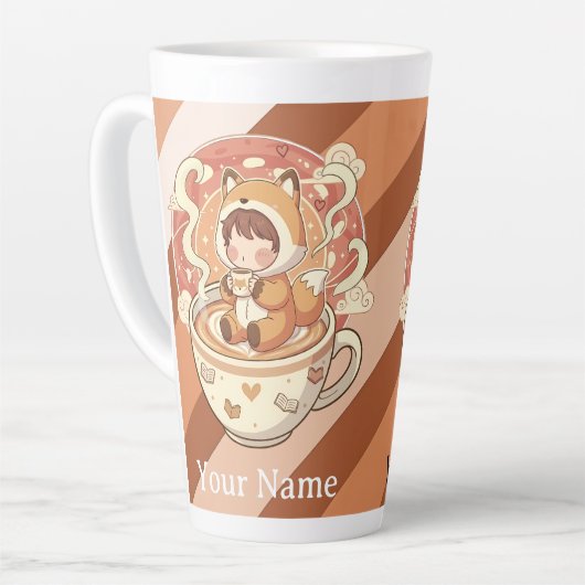 Jumbo Size Cozy Fox 17oz Reading Mug Milchtasse (Linke Ecke)