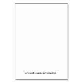 Jumbo Snowman Sleighing Chalkboard Style Geschenk  Tischnummer (Rückseite)