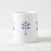 Jumbo "SRC Alum"-Tasse mit Blue Sapling Jumbo-Tasse (Vorderseite)