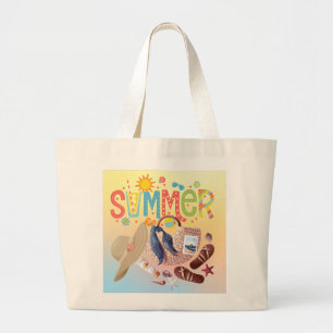 Jumbo Summer Tote Bag Stoffbeutel