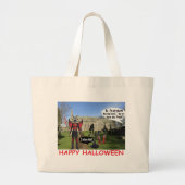 Jumbo Tasche glücklich halloween, Teufelsziege (Vorne)