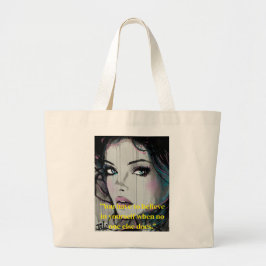 Jumbo-Tasche Starke Frau Jumbo Stoffbeutel