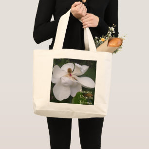 Jumbo-Tasche - SüdMagnolien-Blossom Jumbo Stoffbeutel