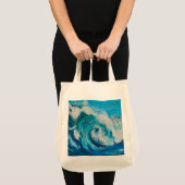 Jumbo-Tasche "Wave of Emotion" Tragetasche (Vorderseite (Produkt))