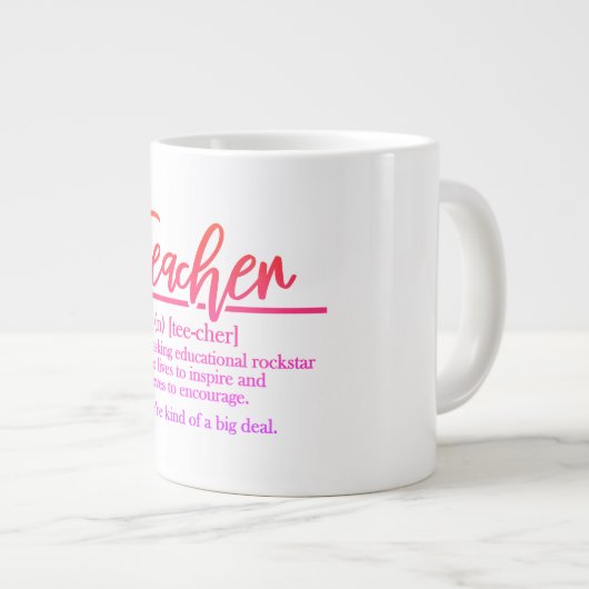 - Jumbo-Tasse (Vorderseite Rechts)