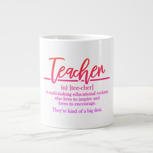 - Jumbo-Tasse (Vorderseite)