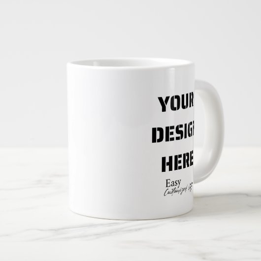 Jumbo Tasse 20oz. (Vorderseite Rechts)