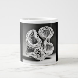 Jumbo-Tasse, 20oz, (Korallen-Schale-4) Jumbo-Tasse