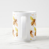 Jumbo Tasse BEE PATTERN (Rückseite)