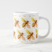 Jumbo Tasse BEE PATTERN (Rechts)