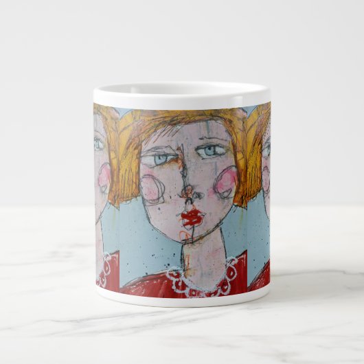 Jumbo-Tasse - Blonde Bombshell (Vorderseite)
