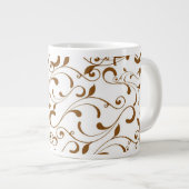 Jumbo-Tasse-Brown-Wirbel Jumbo-Tasse (Vorderseite Rechts)