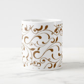 Jumbo-Tasse-Brown-Wirbel Jumbo-Tasse (Vorderseite)