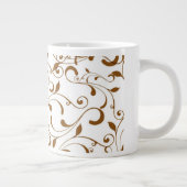 Jumbo-Tasse-Brown-Wirbel Jumbo-Tasse (Rechts)