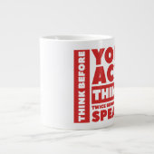 Jumbo-Tasse denken (Vorderseite)