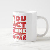 Jumbo-Tasse denken (Rechts)