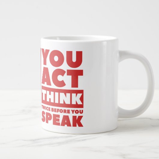 Jumbo-Tasse denken (Rechts)