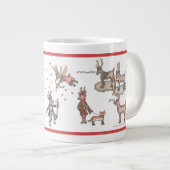 Jumbo-Tasse des Weihnachtsmanns (Vorderseite Rechts)