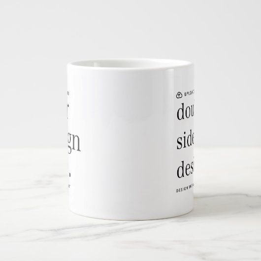 Jumbo Tasse - Design Upload 20oz (Vorderseite)