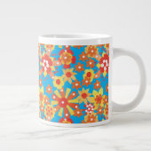 Jumbo-Tasse, Ditsy Orange-Blume Jumbo-Tasse (Rechts)