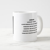 Jumbo-Tasse für ALLE Generationen (Vorderseite Rechts)