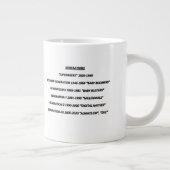 Jumbo-Tasse für ALLE Generationen (Rechts)