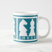 Jumbo-Tasse für benutzerdefinierte Farbe des CHESS (Rechts)