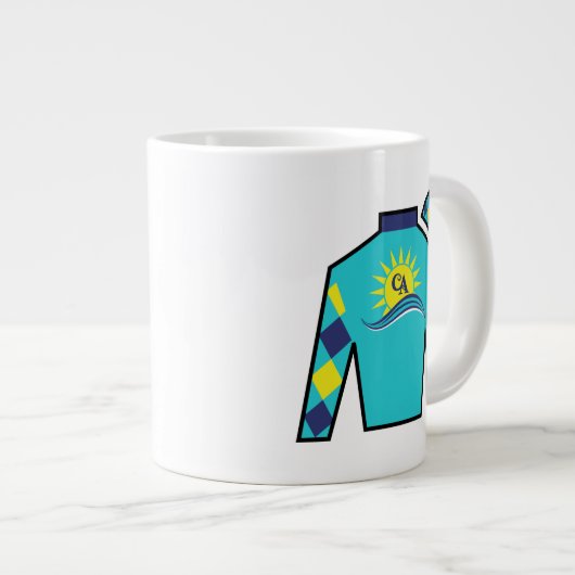 Jumbo-Tasse für CA-Fans (Vorderseite Rechts)