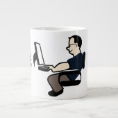 Jumbo-Tasse für Computerprogrammierer (Vorderseite)