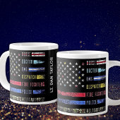 Jumbo-Tasse für die Unterstützung personalisierter