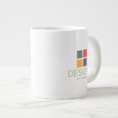 Jumbo-Tasse für kundenspezifisches Design (Vorderseite Rechts)