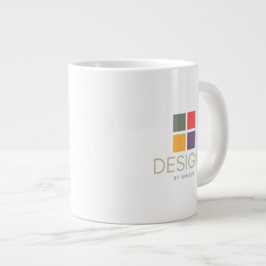 Jumbo-Tasse für kundenspezifisches Design (Vorderseite Rechts)