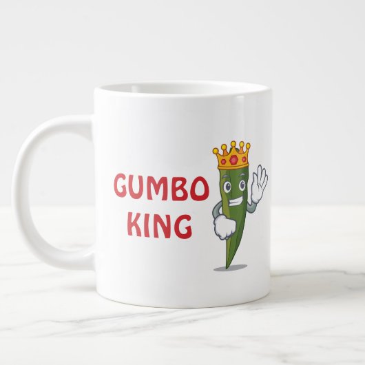 Jumbo-Tasse "Gumbo King" (Links)