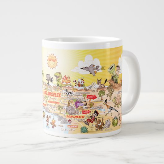 Jumbo-Tasse in Südkalifornien (Vorderseite Rechts)
