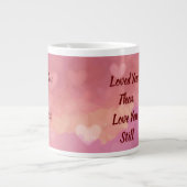 Jumbo-Tasse "Loved You Then, Liebe You Still" (Vorderseite)