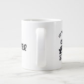 Jumbo-Tasse mit "Adjust My Crown" (Rückseite)