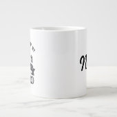 Jumbo-Tasse mit "Adjust My Crown" (Vorderseite)