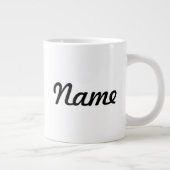 Jumbo-Tasse mit "Adjust My Crown" (Rechts)