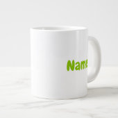 Jumbo-Tasse mit "An Apple a Day" (Vorderseite Rechts)